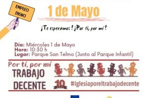 Cáritas te invita a la manifestación de 1 de mayo